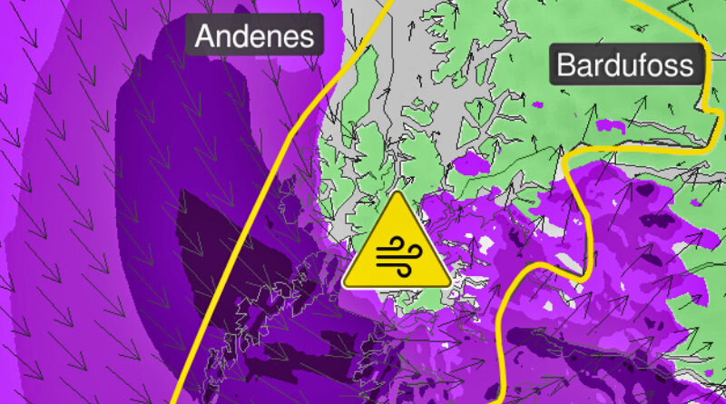 Kan bli storm tirsdag