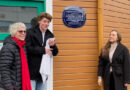 Blå skilt for byens historie